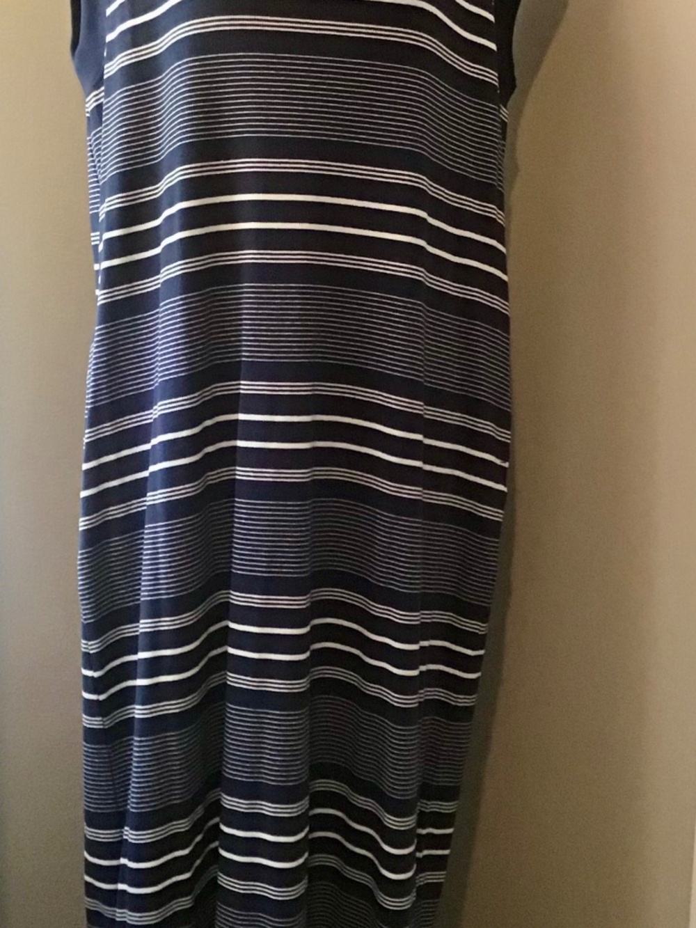 Falls Creek, Size 1X, Blue & White stripe dress